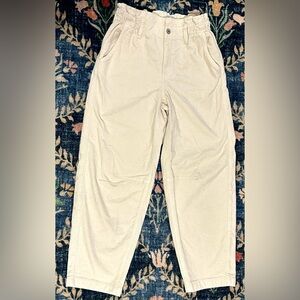 American Eagle Outfitters Stretch Cream Pants